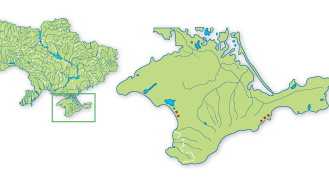 Карта поширення Астрагал подібний в Україні
