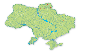 Карта поширення Едогоній косопоровий різновид донський в Україні