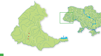 Карта поширення Зелениця Ісслера (дифазіаструм Ісслера) в Україні