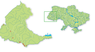 Карта распространения Овсяница скальная в Украине