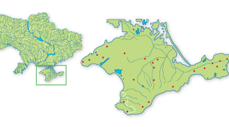 Карта распространения Ковыль Браунера в Украине