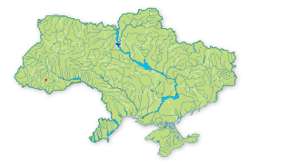 Карта поширення Аталамія Спатиза в Україні