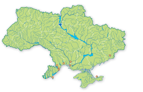 Карта поширення Мізида аномальна в Україні