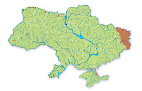 Карта распространения Филин в Украине