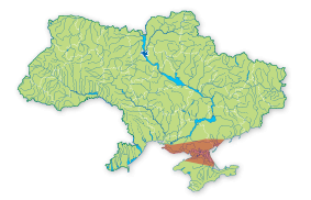 Карта распространения Жаворонок серый в Украине
