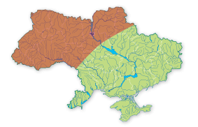 Карта поширення Мишівка лісова в Україні