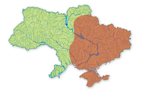 Карта распространения Хомячок серый в Украине