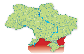 Карта распространения Азовка в Украине