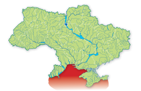 Карта распространения Дельфин обыкновенный (белобочка) в Украине